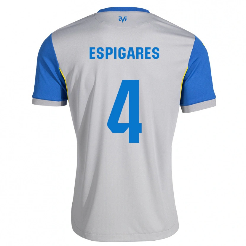 Danxen Kid Antonio Espigares #4 Dodger Blue Grey Away Jersey 2026/27 T-Shirt