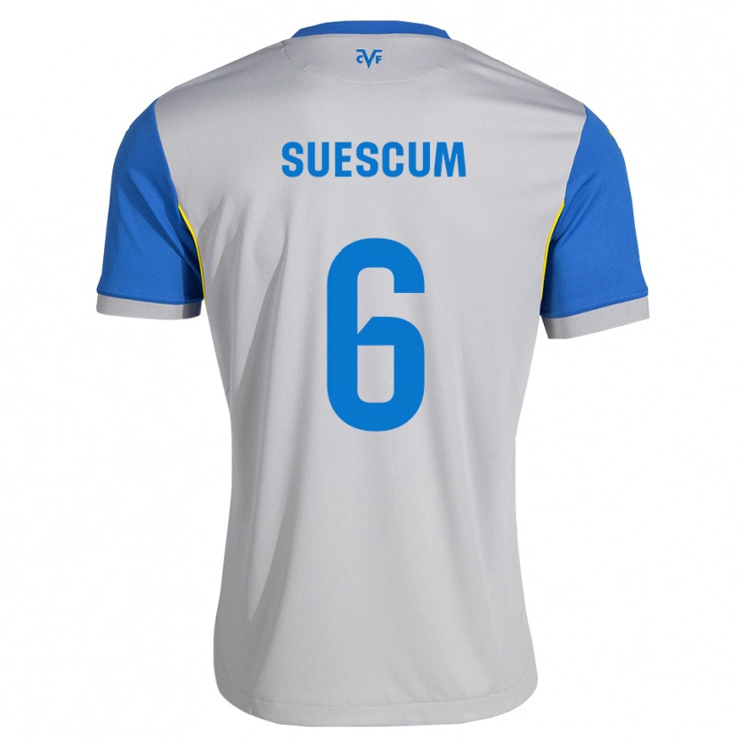 Danxen Kid Hugo Suescum #6 Dodger Blue Grey Away Jersey 2026/27 T-Shirt
