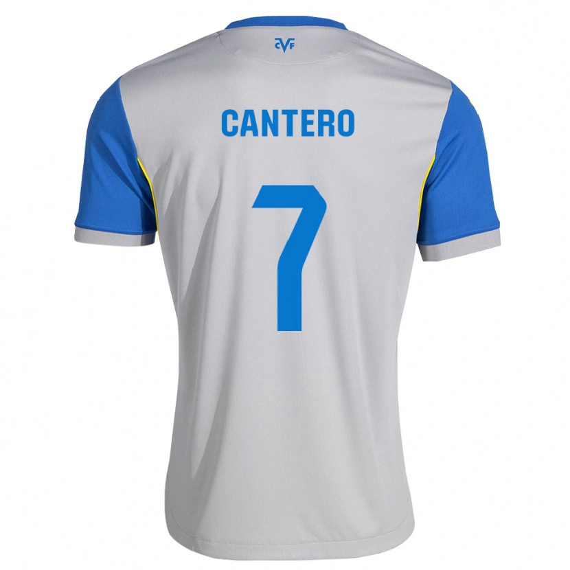 Danxen Kid Dani Cantero #7 Dodger Blue Grey Away Jersey 2026/27 T-Shirt