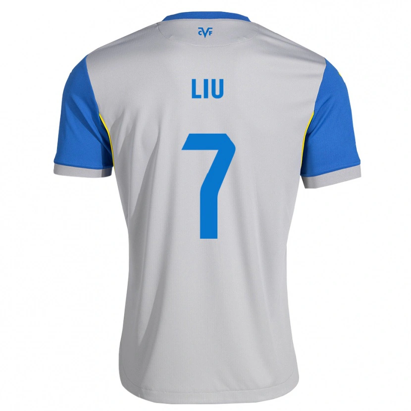 Danxen Kid Kaiyuan Liu #7 Dodger Blue Grey Away Jersey 2026/27 T-Shirt