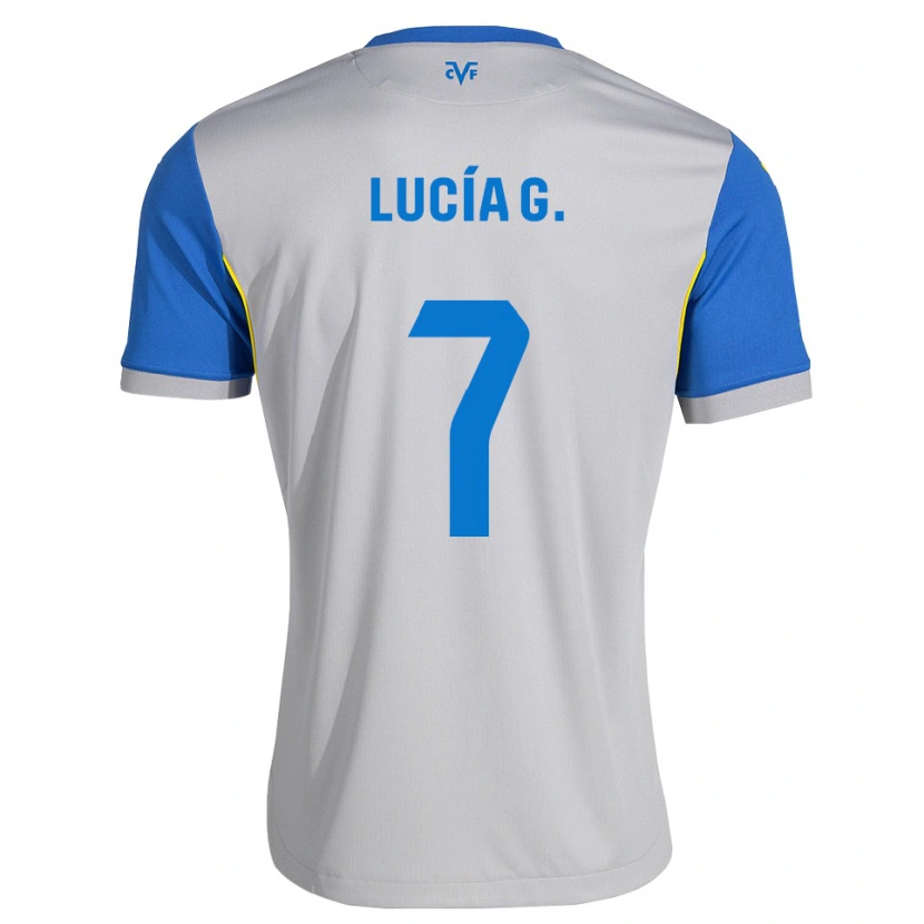 Danxen Kid Lucía Gómez #7 Dodger Blue Grey Away Jersey 2026/27 T-Shirt