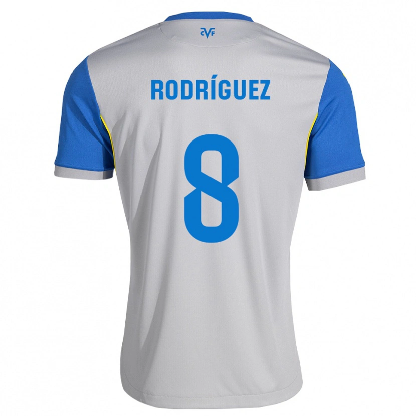 Danxen Kid Unai Rodríguez #8 Dodger Blue Grey Away Jersey 2026/27 T-Shirt