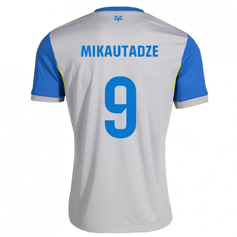 Danxen Kid Georges Mikautadze #9 Dodger Blue Grey Away Jersey 2026/27 T-Shirt