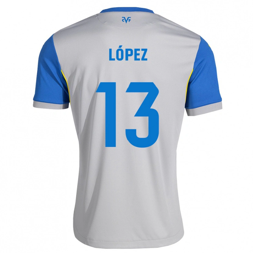 Danxen Kid Carlos López #13 Dodger Blue Grey Away Jersey 2026/27 T-Shirt