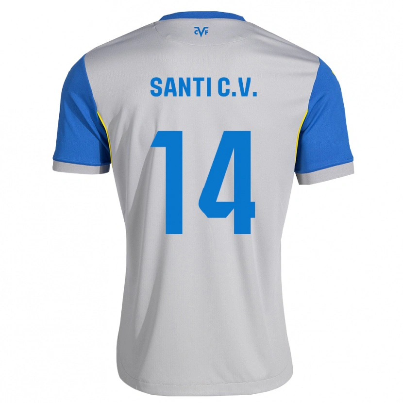 Danxen Kid Santi Comesaña #14 Dodger Blue Grey Away Jersey 2026/27 T-Shirt