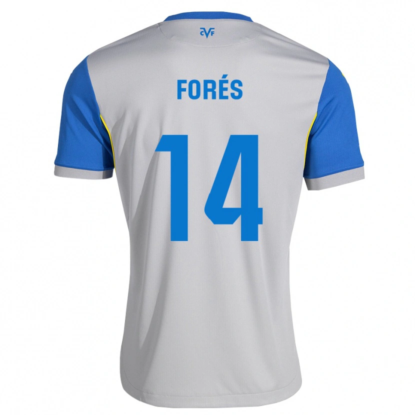 Danxen Kid Arnau Forés #14 Dodger Blue Grey Away Jersey 2026/27 T-Shirt