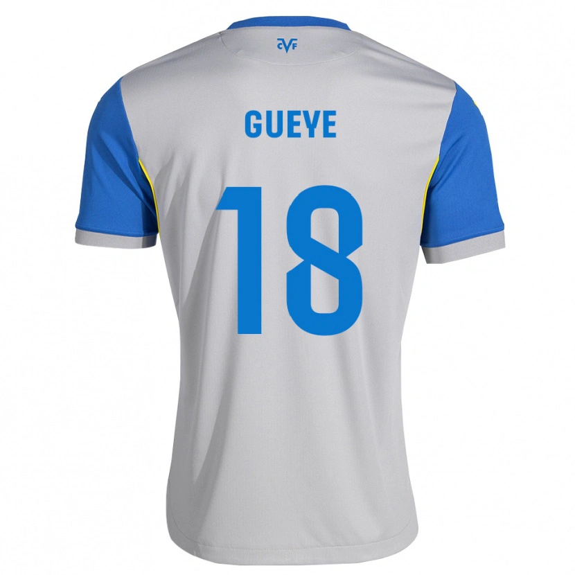 Danxen Kid Pape Gueye #18 Dodger Blue Grey Away Jersey 2026/27 T-Shirt