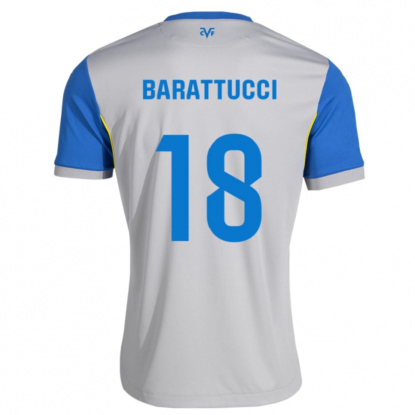 Danxen Kid Nico Barattucci #18 Dodger Blue Grey Away Jersey 2026/27 T-Shirt