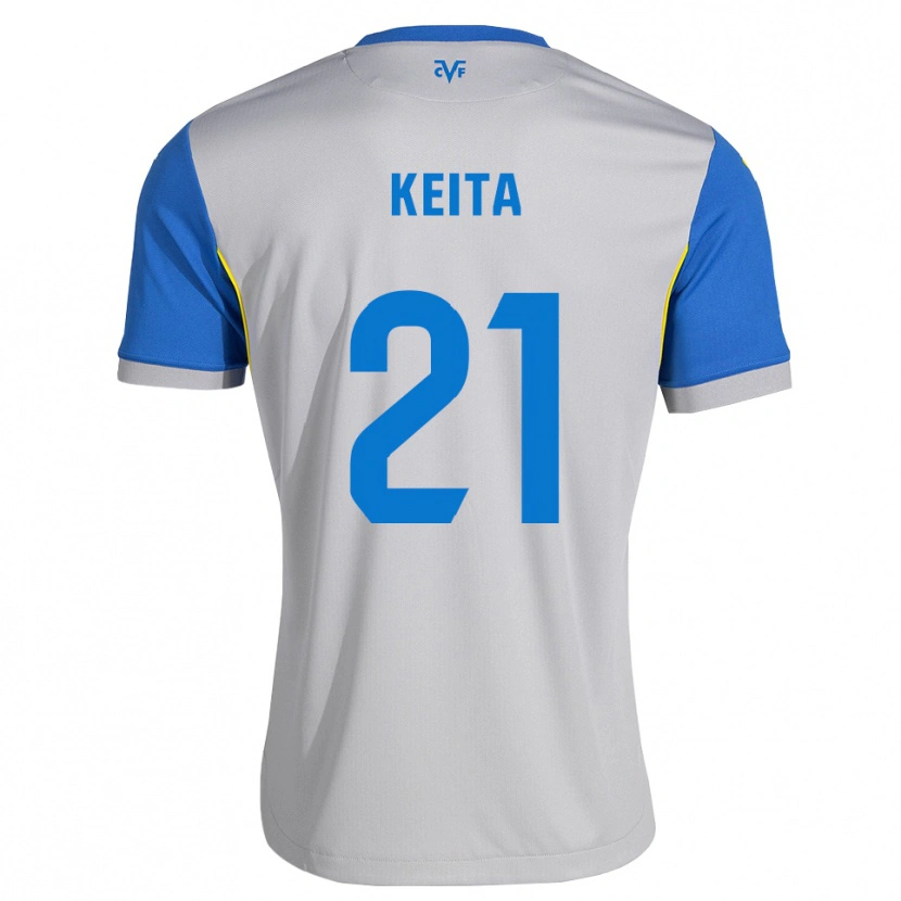 Danxen Kid Manfa Keita #21 Dodger Blue Grey Away Jersey 2026/27 T-Shirt