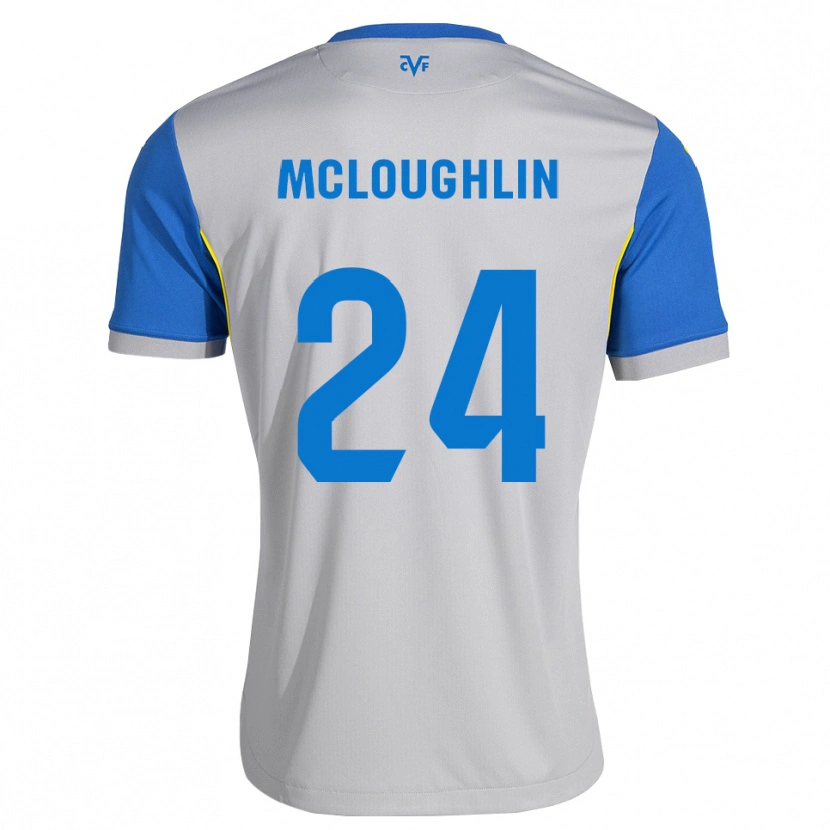 Danxen Kid Caden Mcloughlin #24 Dodger Blue Grey Away Jersey 2026/27 T-Shirt