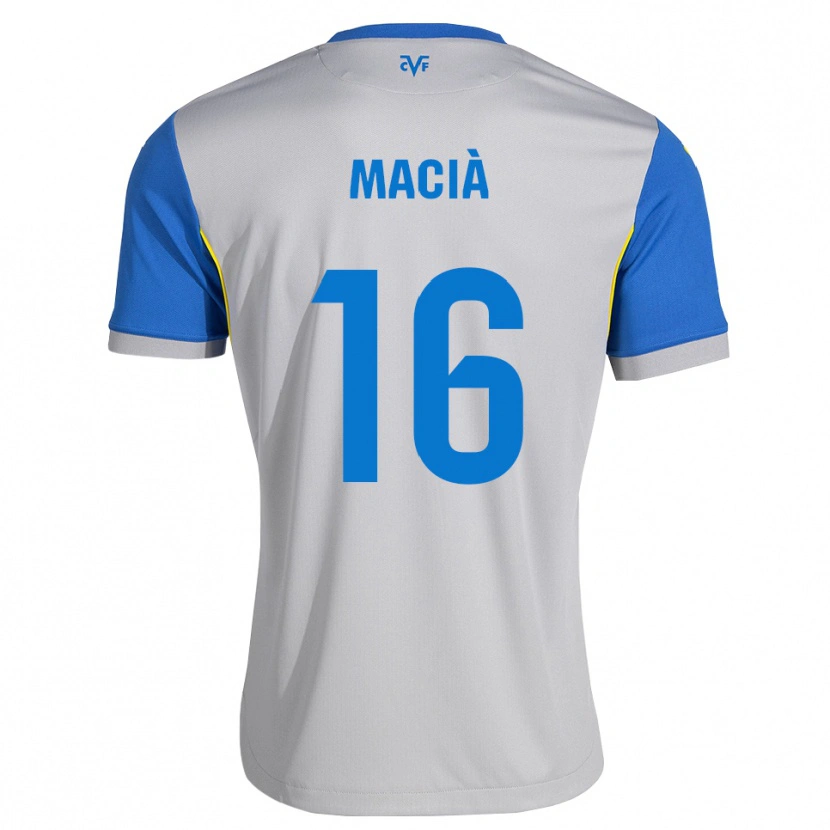 Danxen Kid Carlos Macià #16 Dodger Blue Grey Away Jersey 2026/27 T-Shirt