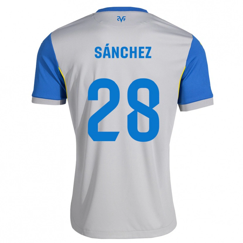 Danxen Kid Edu Sánchez #28 Dodger Blue Grey Away Jersey 2026/27 T-Shirt