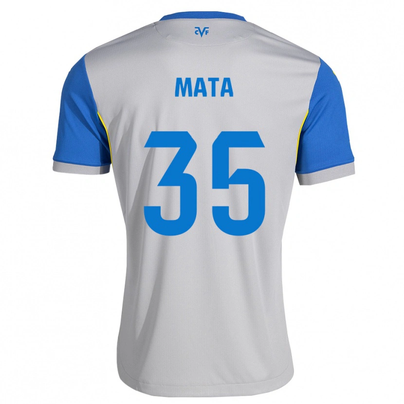 Danxen Kid Jordi Mata #35 Dodger Blue Grey Away Jersey 2026/27 T-Shirt