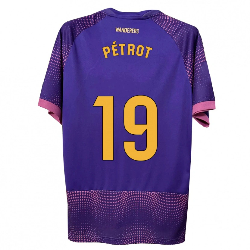 Danxen Kid Léo Pétrot #19 Purple White Pink Away Jersey 2026/27 T-Shirt