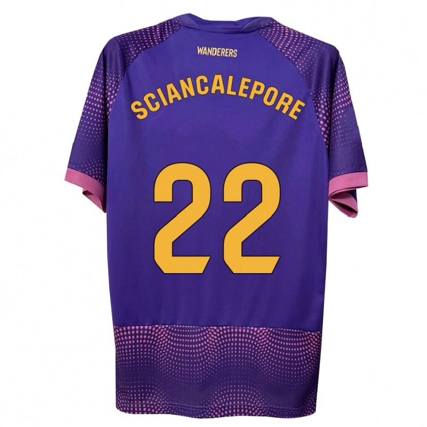 Danxen Kid Mateo Sciancalepore #22 Purple White Pink Away Jersey 2026/27 T-Shirt