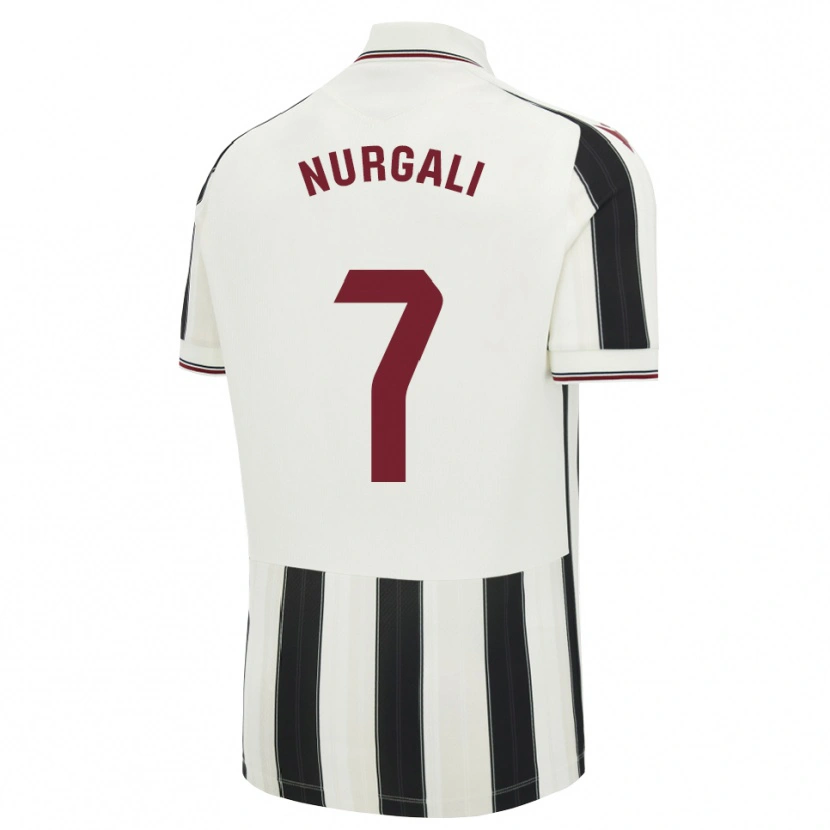 Danxen Kid Aldiyar Nurgali #7 Black White Red Away Jersey 2026/27 T-Shirt