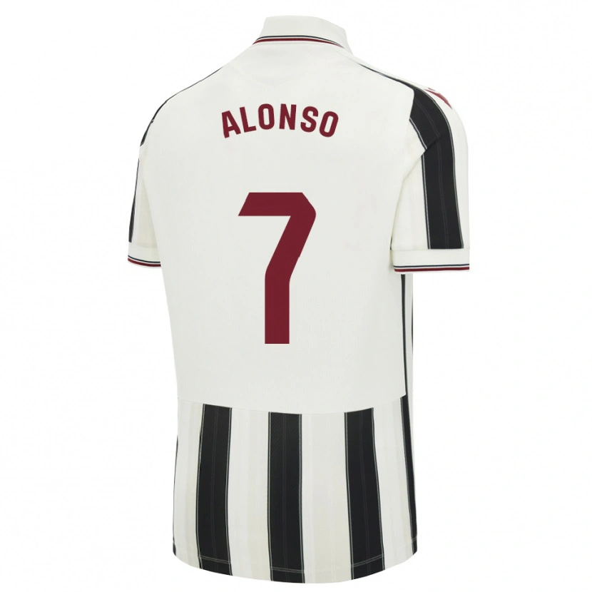 Danxen Kid Javi Alonso #7 Black White Red Away Jersey 2026/27 T-Shirt