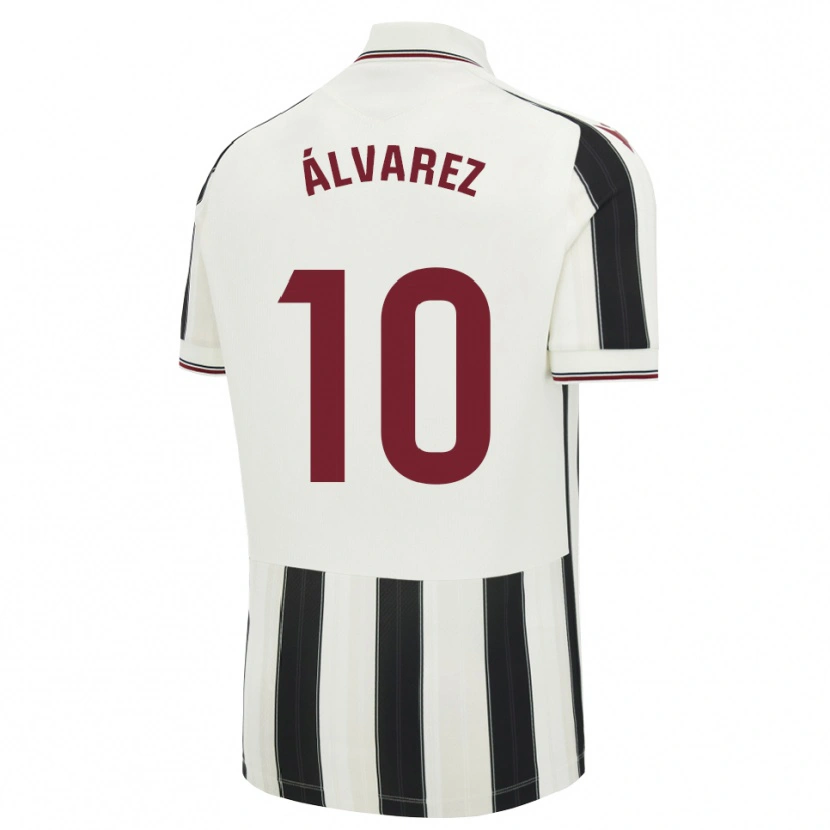 Danxen Kid Carlos Álvarez #10 Black White Red Away Jersey 2026/27 T-Shirt