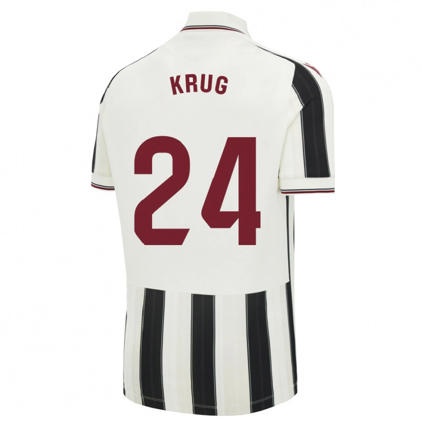 Danxen Kid Martín Krug #24 Black White Red Away Jersey 2026/27 T-Shirt