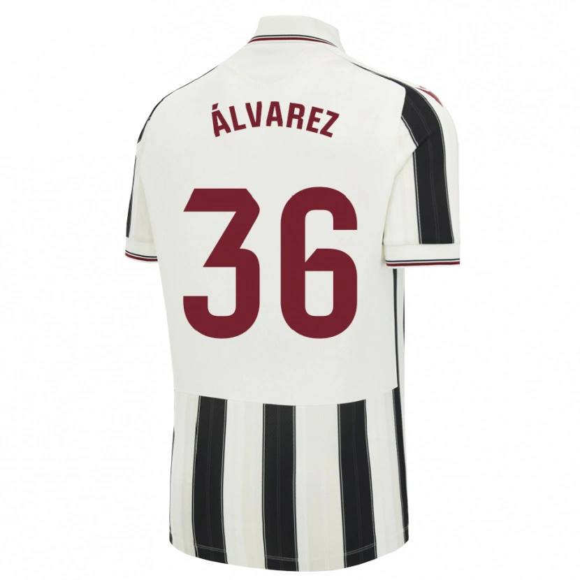 Danxen Kid Anna Álvarez #36 Black White Red Away Jersey 2026/27 T-Shirt