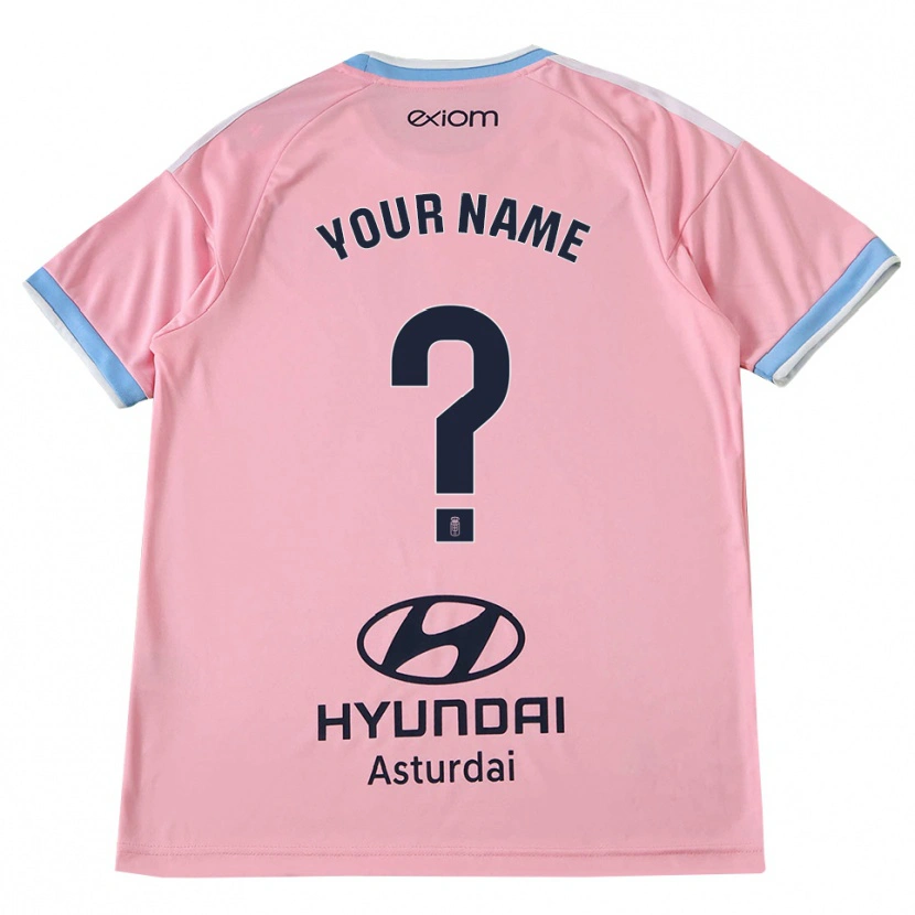 Danxen Kid Your Name #0 Cornflower Blue Pink Away Jersey 2026/27 T-Shirt