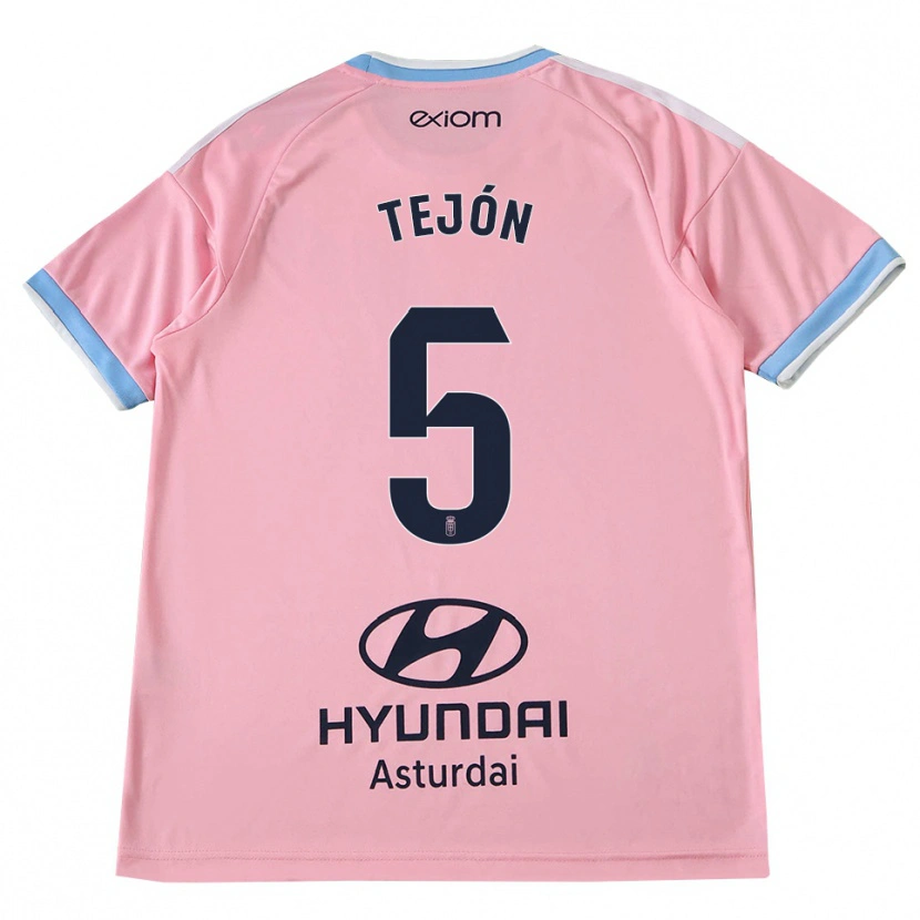Danxen Kid Diego Tejón #5 Cornflower Blue Pink Away Jersey 2026/27 T-Shirt