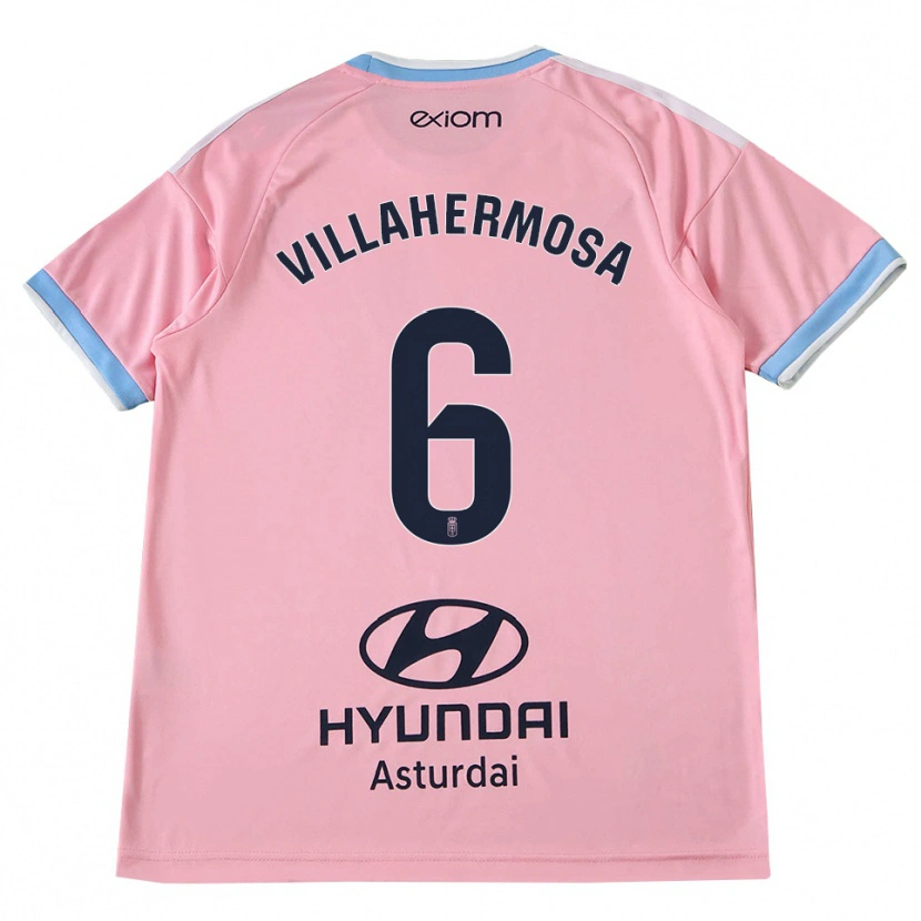 Danxen Kid Dani Villahermosa #6 Cornflower Blue Pink Away Jersey 2026/27 T-Shirt