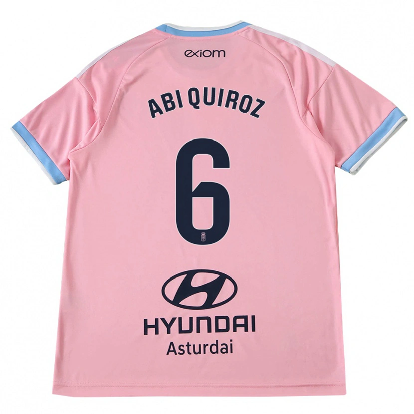 Danxen Kid Abi Quiroz #6 Cornflower Blue Pink Away Jersey 2026/27 T-Shirt