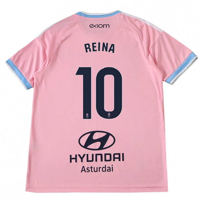 Danxen Kid Alberto Reina #10 Cornflower Blue Pink Away Jersey 2026/27 T-Shirt
