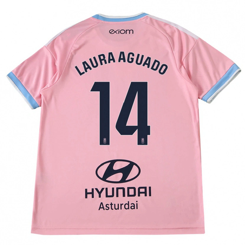 Danxen Kid Laura Aguado #14 Cornflower Blue Pink Away Jersey 2026/27 T-Shirt