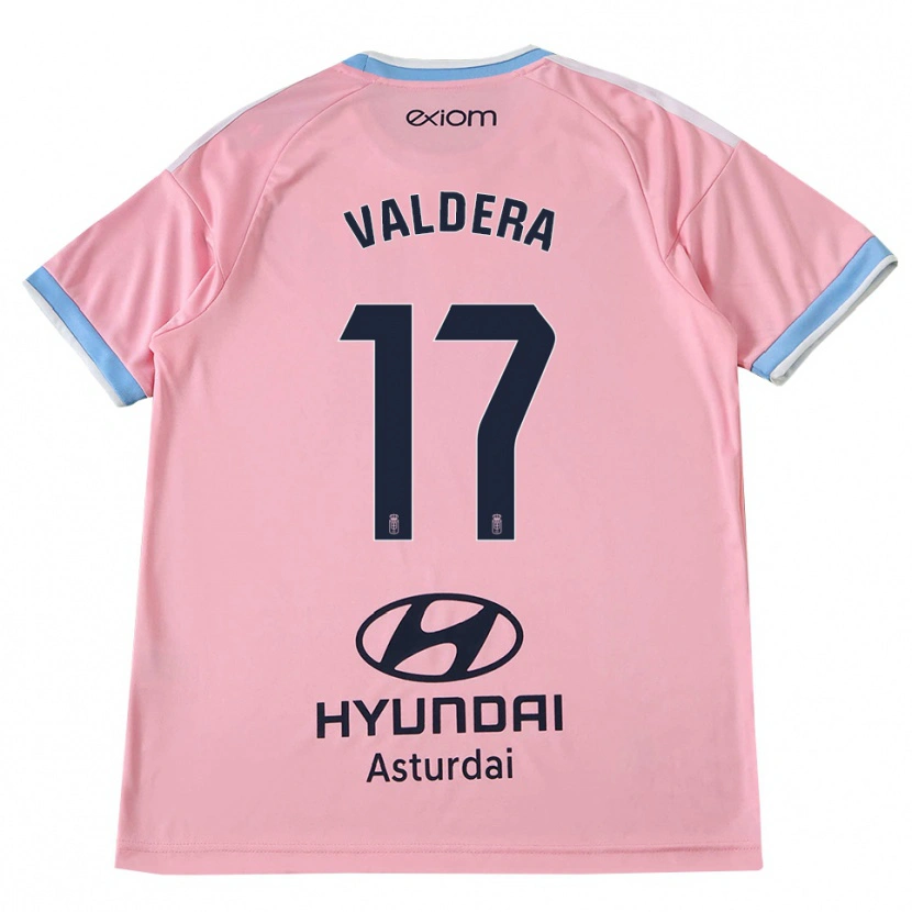 Danxen Kid Rubén Valdera #17 Cornflower Blue Pink Away Jersey 2026/27 T-Shirt