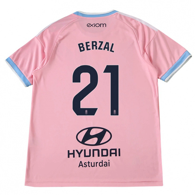 Danxen Kid Guille Berzal #21 Cornflower Blue Pink Away Jersey 2026/27 T-Shirt