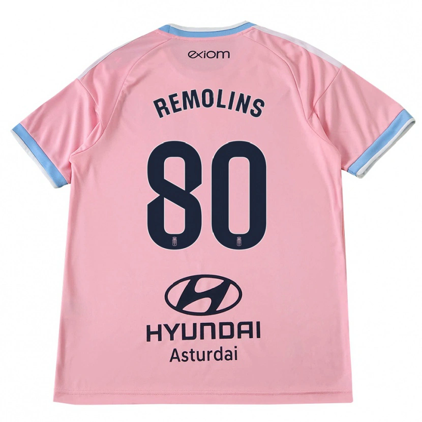Danxen Kid Ot Remolins #80 Cornflower Blue Pink Away Jersey 2026/27 T-Shirt