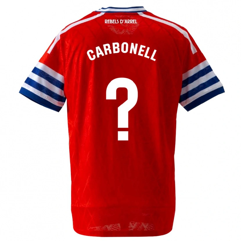 Danxen Kid Ethan Carbonell #0 Royal Blue Red Away Jersey 2026/27 T-Shirt
