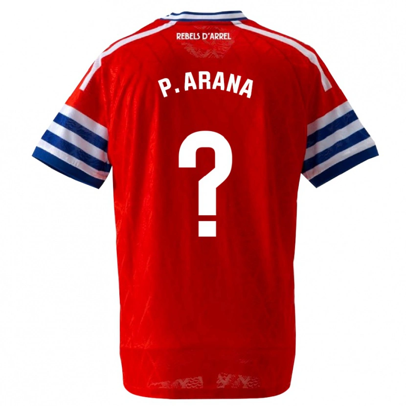 Danxen Kid Paula Arana Montes #0 Royal Blue Red Away Jersey 2026/27 T-Shirt
