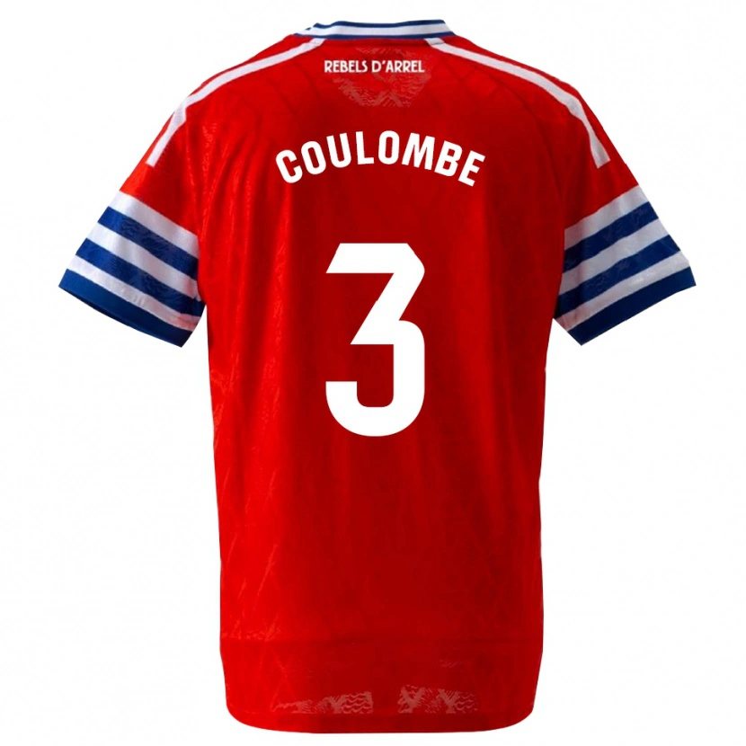 Danxen Kid Thomas Coulombe #3 Royal Blue Red Away Jersey 2026/27 T-Shirt