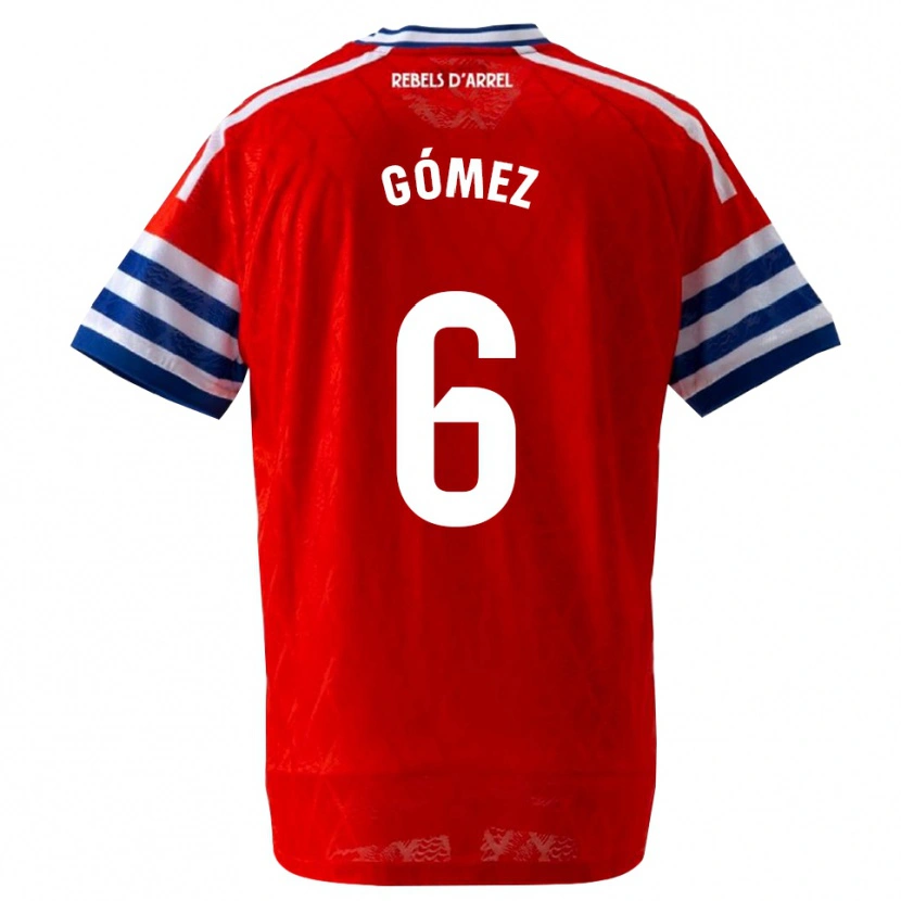 Danxen Kid Ferran Gómez #6 Royal Blue Red Away Jersey 2026/27 T-Shirt