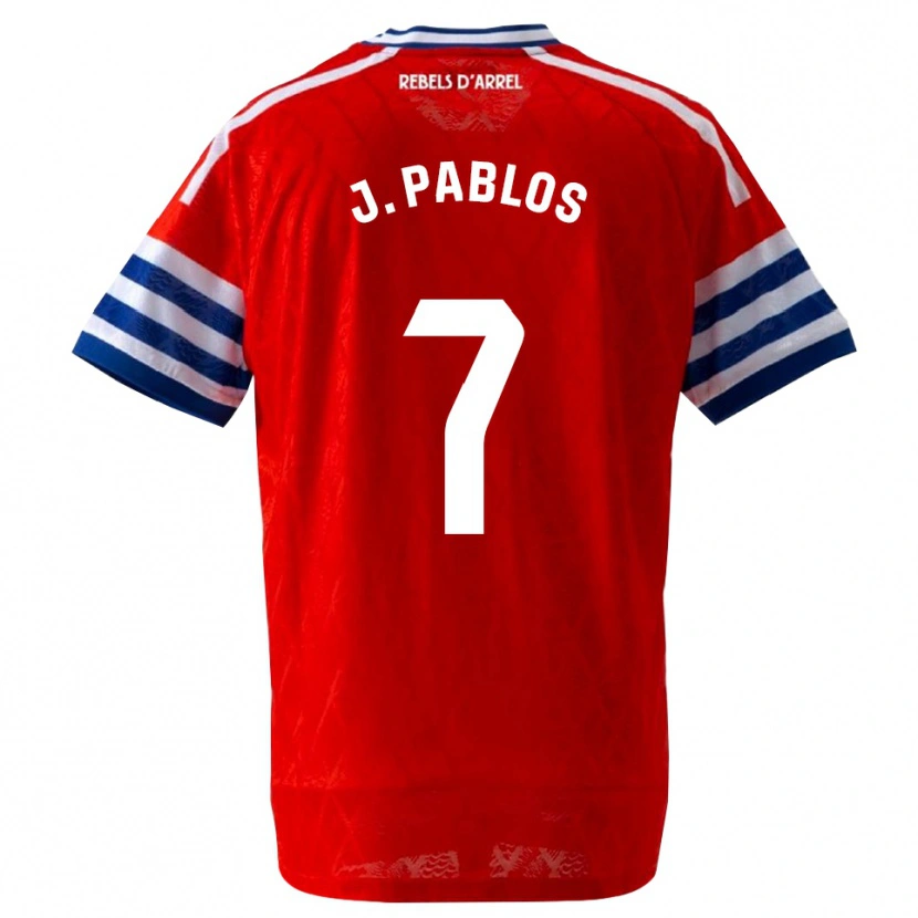 Danxen Kid Judith Pablos Garrido #7 Royal Blue Red Away Jersey 2026/27 T-Shirt
