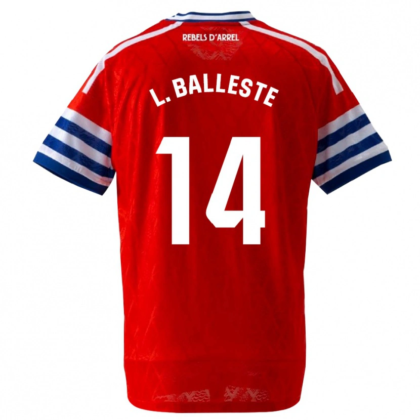 Danxen Kid Laia Balleste Sciora #14 Royal Blue Red Away Jersey 2026/27 T-Shirt
