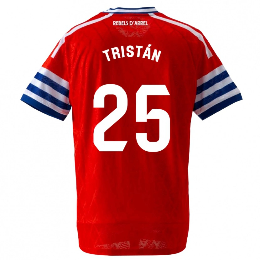 Danxen Kid Pol Tristán #25 Royal Blue Red Away Jersey 2026/27 T-Shirt