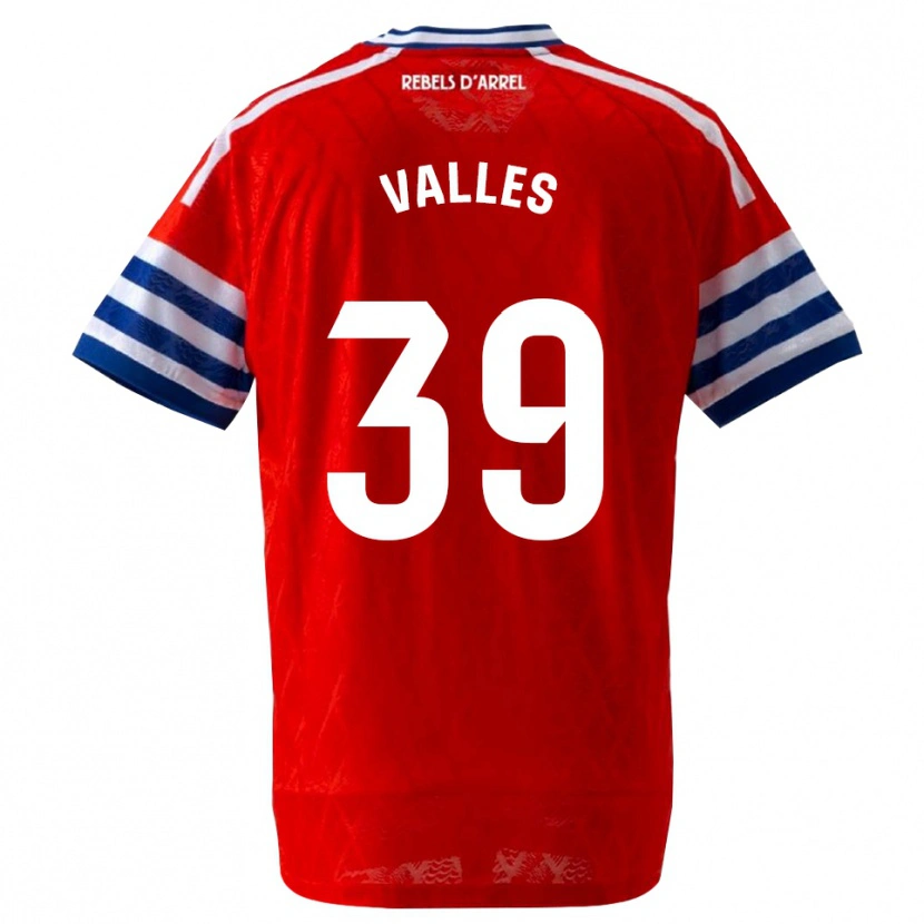 Danxen Kid Gastón Valles #39 Royal Blue Red Away Jersey 2026/27 T-Shirt