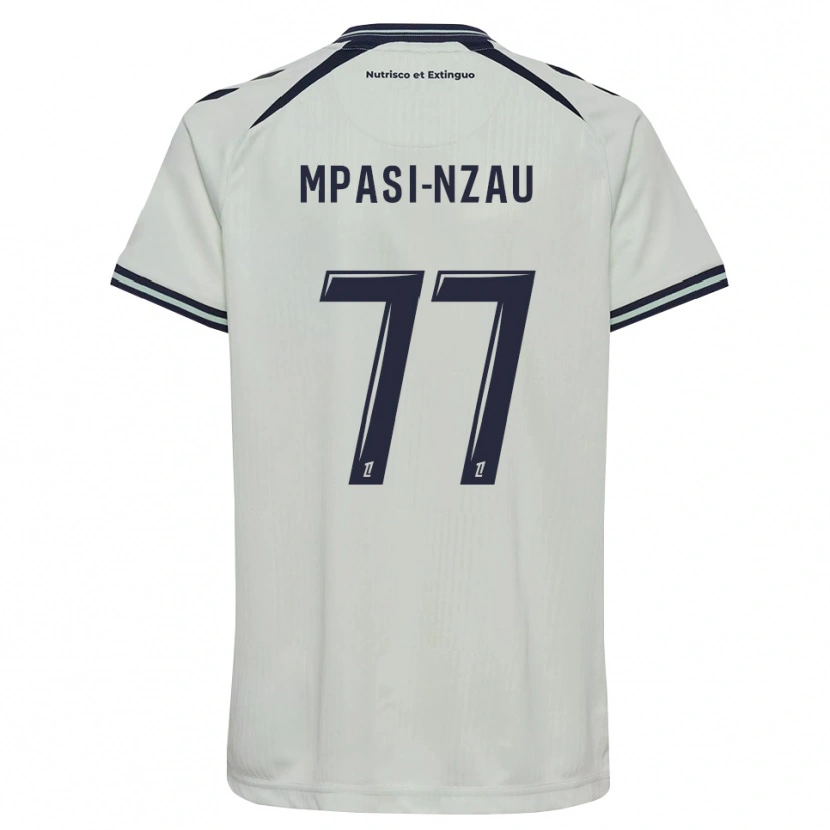 Danxen Kid Lionel Mpasi-Nzau #77 Midnight Blue White Away Jersey 2026/27 T-Shirt