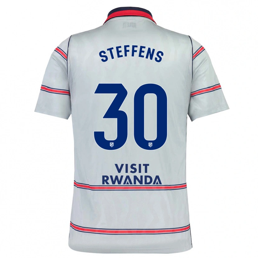 Danxen Kid Serva #30 Grey Red Navy Blue Third Jersey 2026/27 T-Shirt