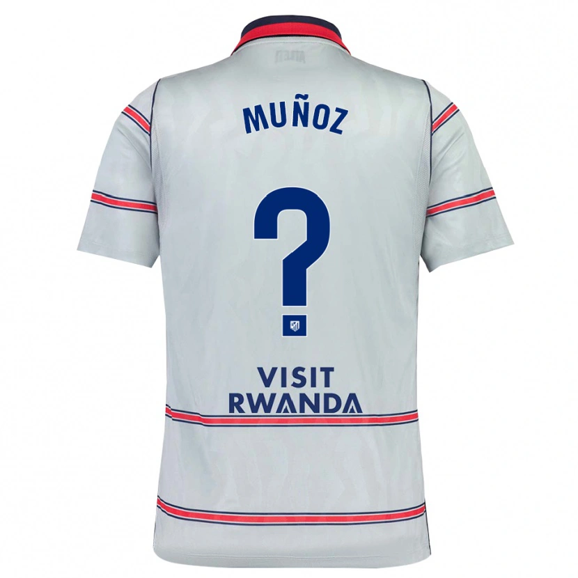 Danxen Kid Emiliano Muñoz #0 Grey Red Navy Blue Third Jersey 2026/27 T-Shirt