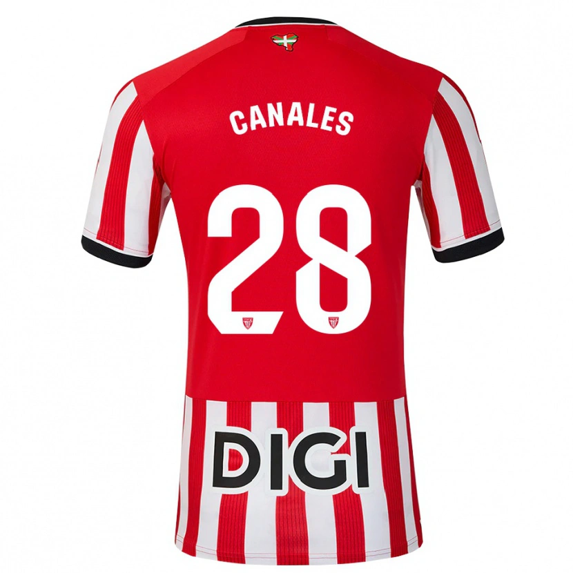 Danxen Men Peio Canales #28 Red Black White Home Jersey 2026/27 T-Shirt