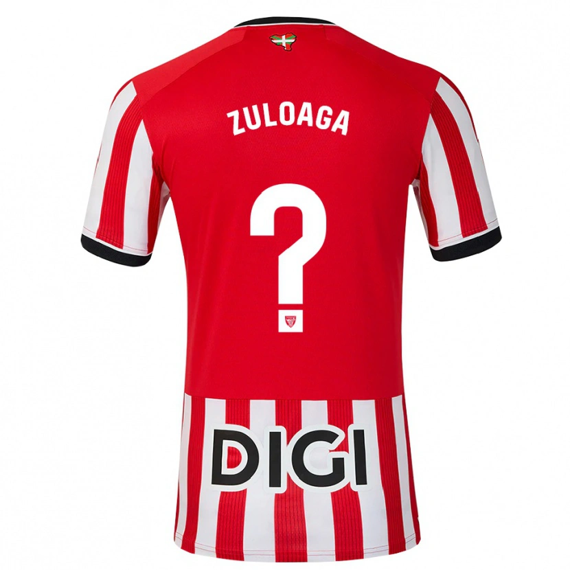 Danxen Men Telmo Zuloaga #0 Red Black White Home Jersey 2026/27 T-Shirt