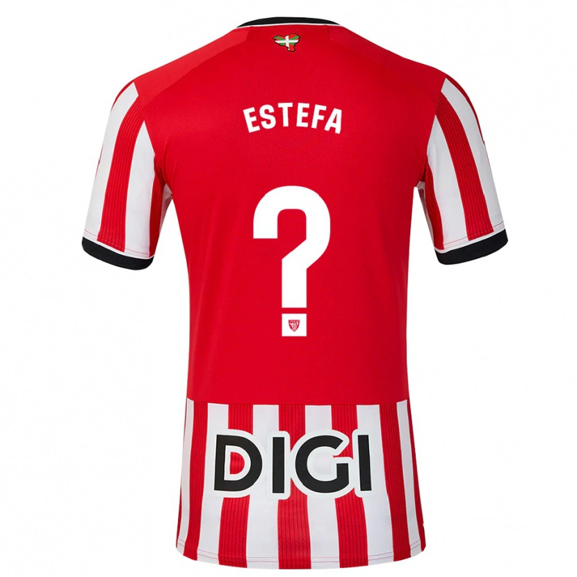 Danxen Men Alejandra Estefanía Díaz #0 Red Black White Home Jersey 2026/27 T-Shirt