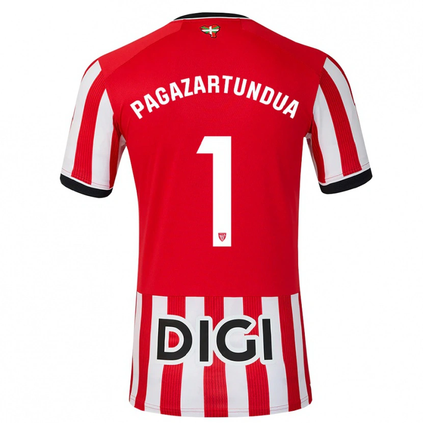 Danxen Men Iker Pagazartundua #1 Red Black White Home Jersey 2026/27 T-Shirt