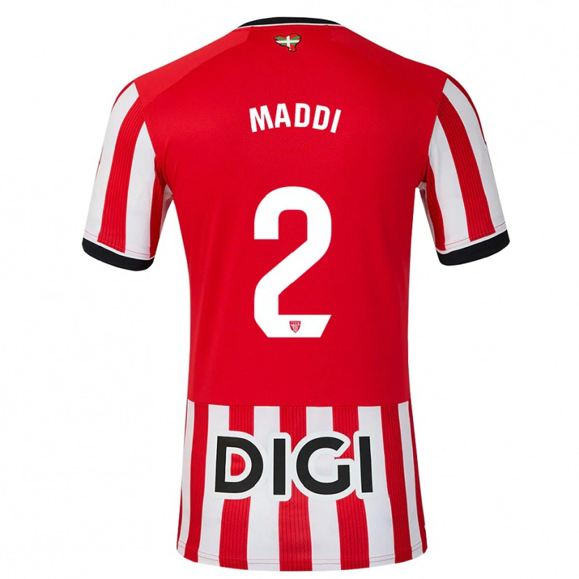 Danxen Men Maddi Torre Larrañaga #2 Red Black White Home Jersey 2026/27 T-Shirt