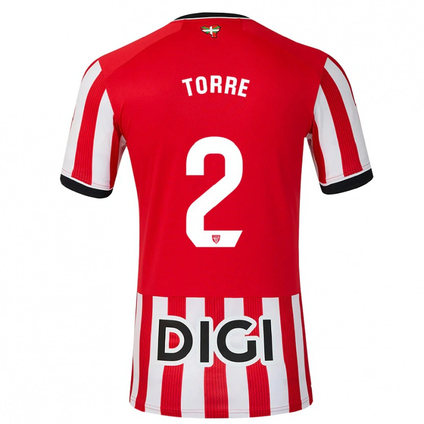 Danxen Men Maddi Torre #2 Red Black White Home Jersey 2026/27 T-Shirt